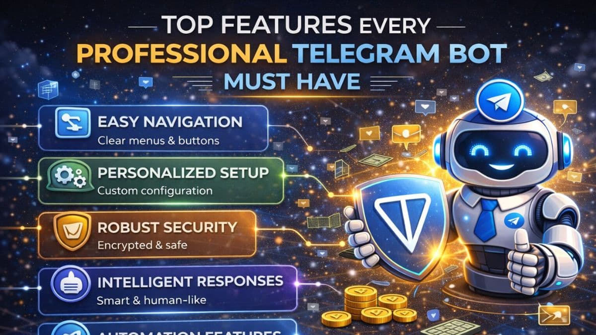 Top Features Every Professional Telegram Bot Must Have