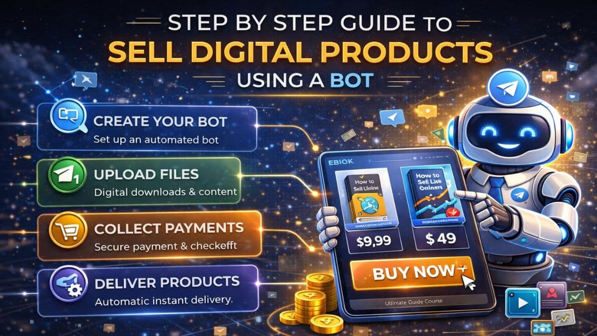 Step by Step Guide to Sell Digital Products Using a Bot