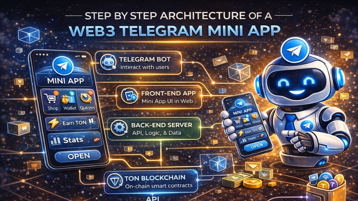 Step by Step Architecture of a Web3 Telegram Mini App